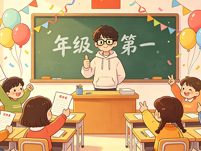 00后班主任把垫底班带到年级第一